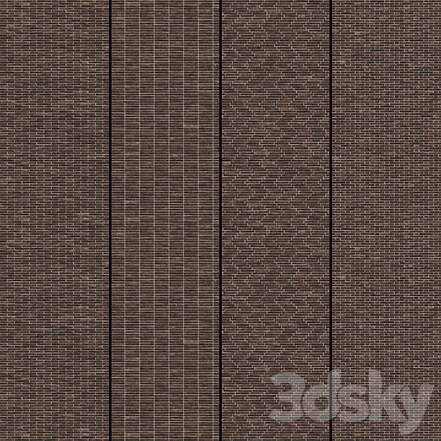 Brick Rigel Brown 3DS Max Model - thumbnail 2