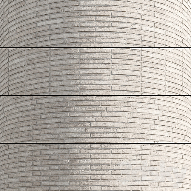 Brick Rigel White 3ds Max - thumbnail 1