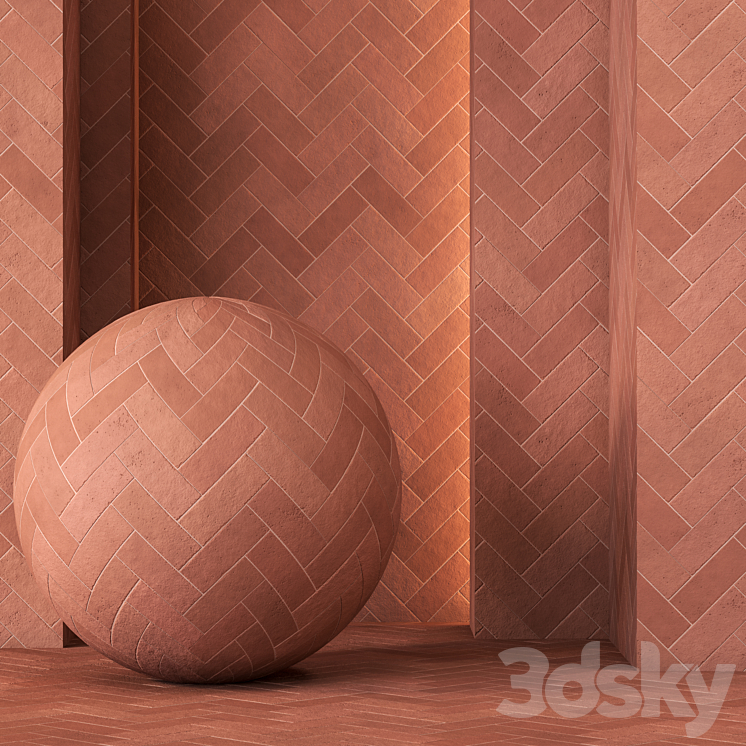 Brick Texture 4K Texture – Seamless 3DS Max Model - thumbnail 1