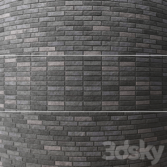 Brick wall 005 3DS Max Model - thumbnail 3