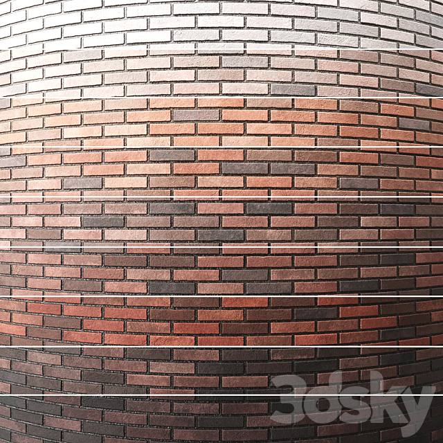 Brick wall 009 3ds Max - thumbnail 2