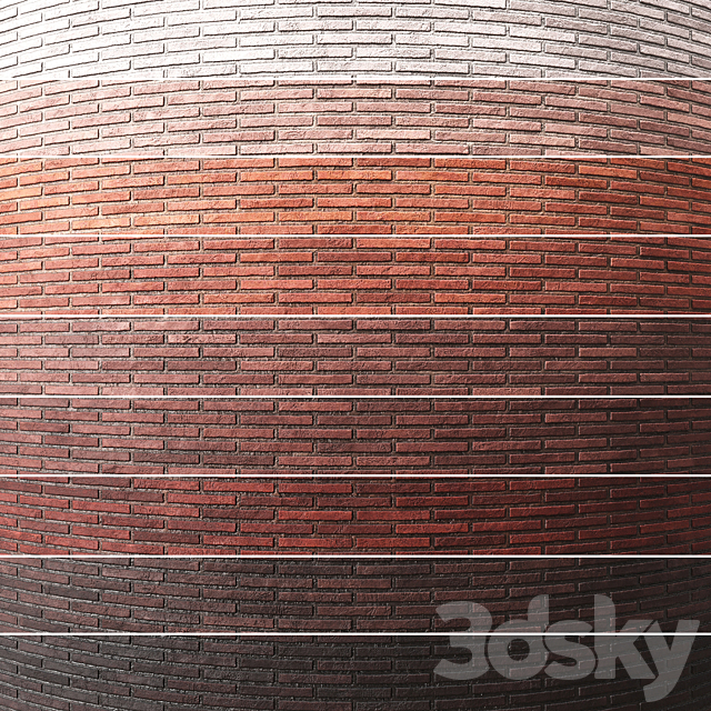 Brick wall 012 3ds Max - thumbnail 2