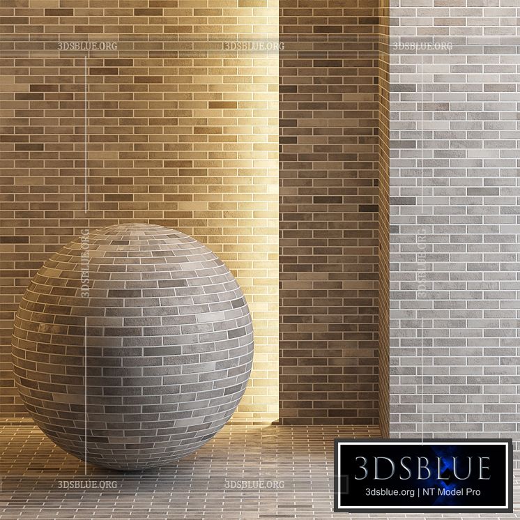 Brick_biege 3DS Max - thumbnail 3