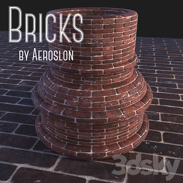 Bricks by Aeroslon 3DSMax File - thumbnail 1