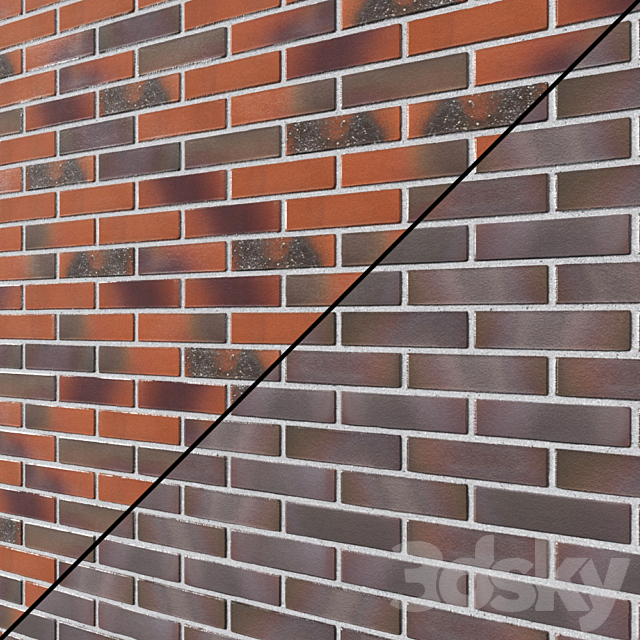 Clinker Tiles Feldhaus Klinker 3ds Max - thumbnail 1