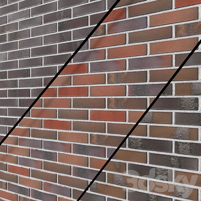 Clinker Tiles Feldhaus Klinker 3ds Max - thumbnail 1