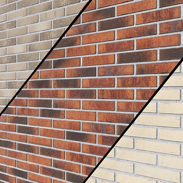 Clinker Tiles Feldhaus Klinker 3ds Max - thumbnail 1