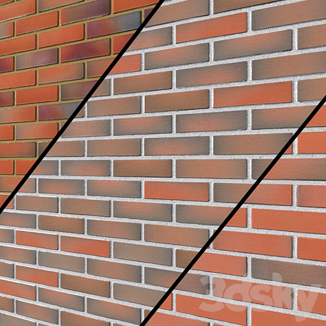 Clinker Tiles Feldhaus Klinker 3ds Max - thumbnail 1