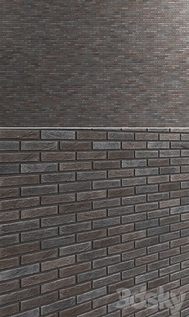 Kamelot – Decorative brick “Manhattan” art. 012 3DS Max Model - thumbnail 2