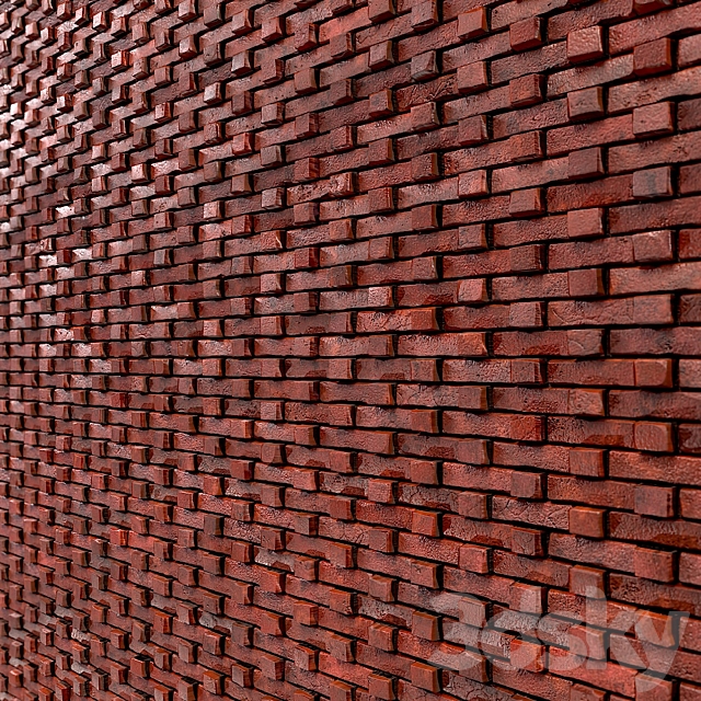 Lattice Brick-10-2K-PBR 3ds Max - thumbnail 3