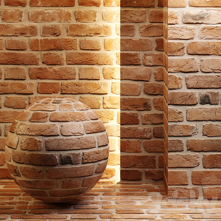 Loft Brick 7K 3DS Max Model - thumbnail 1