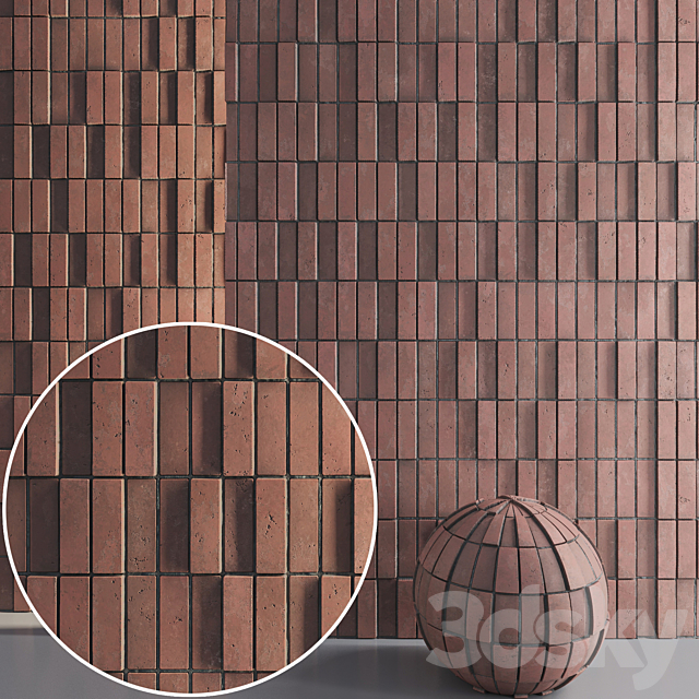 MRF Bricks Set12 3DS Max Model - thumbnail 3