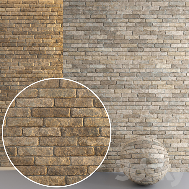 Mrf Bricks Set14 3DS Max Model - thumbnail 2