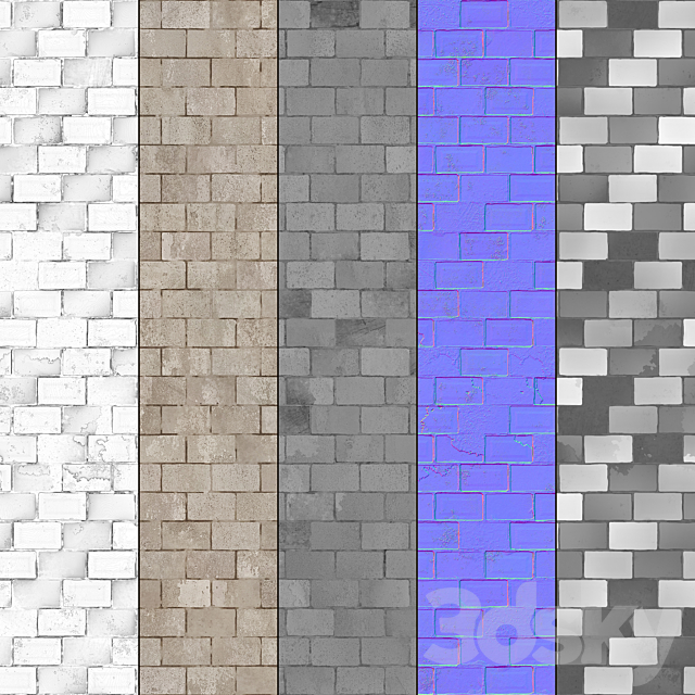 Mrf Rustic Bricks 3DSMax File - thumbnail 6