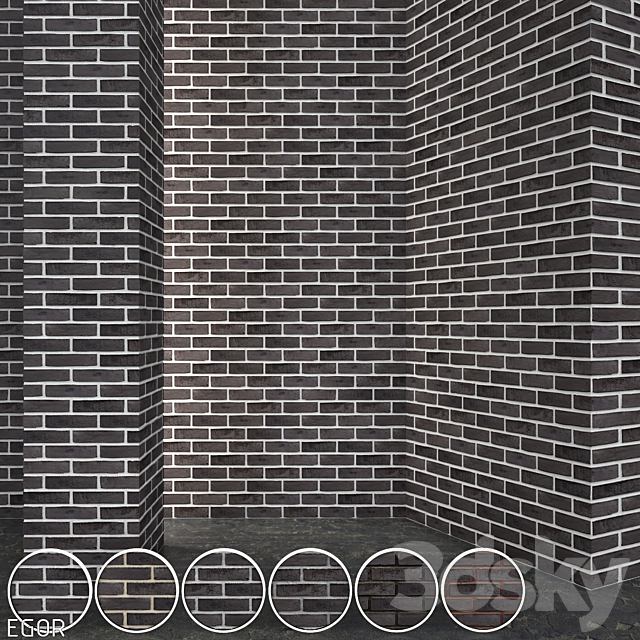 Vandersanden Brick Egor 3ds Max - thumbnail 1