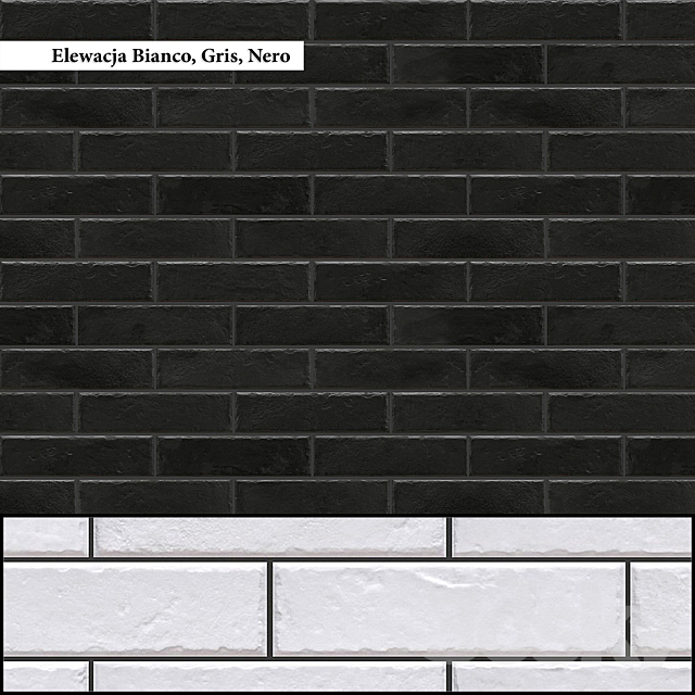 Wall Materials Set 01 3DS Max Model - thumbnail 3