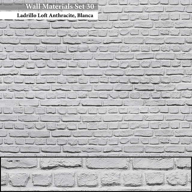 Wall Materials Set 30 3ds Max - thumbnail 3