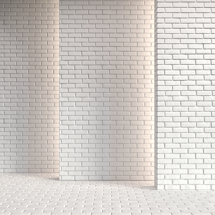 White brick 04 3DS Max Model - thumbnail 1