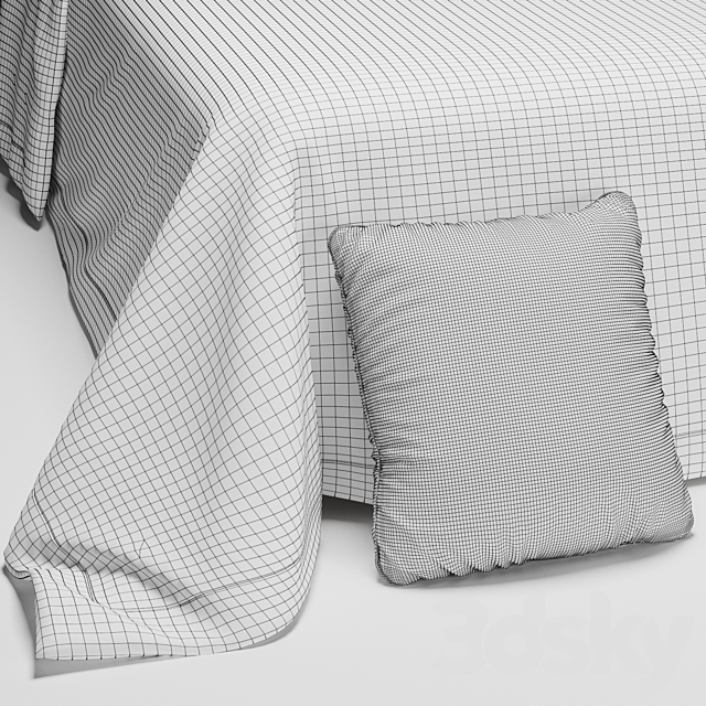 Material Quilted bedspread 3DSMax File - thumbnail 3