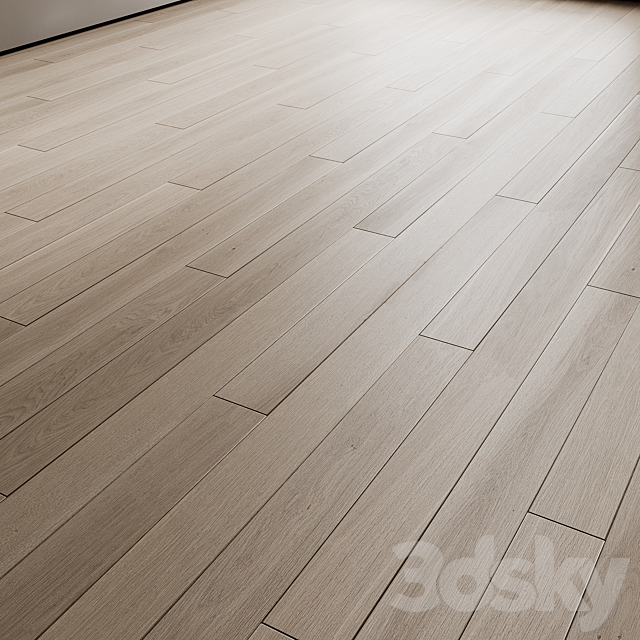 Boen parquet board wood flooring 3DS Max Model - thumbnail 2