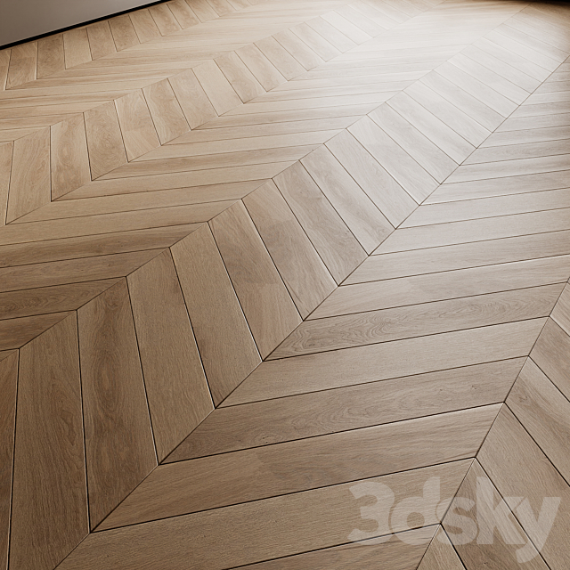 Boen parquet board wood flooring 3DS Max Model - thumbnail 3