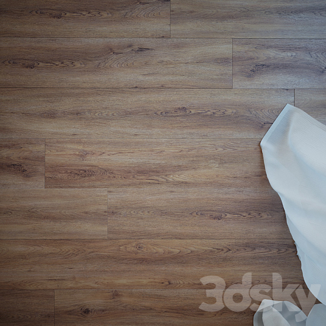 Bourbon Wooden Oak Floor 3DSMax File - thumbnail 2