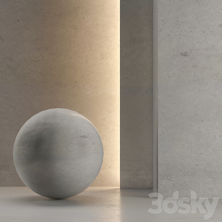 Concrete 3DS Max Model - thumbnail 1