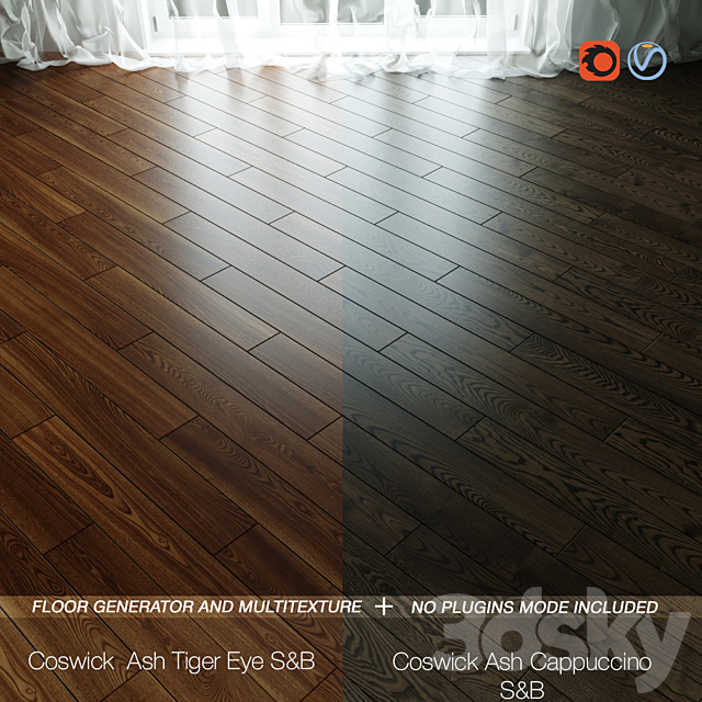 Coswic Flooring Vol.18 3ds Max - thumbnail 1