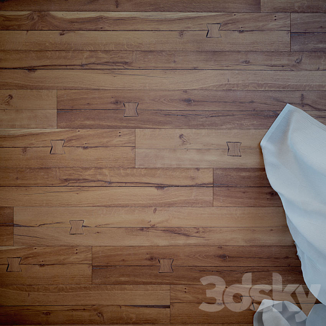 Dream Wooden Oak Floor 3DSMax File - thumbnail 2