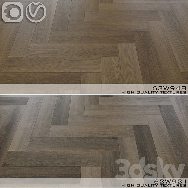 Fargo Parquet #2 3ds Max - thumbnail 1