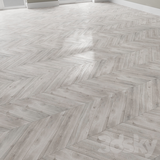 Floor laminate 232 Balanced Oak Gray 3ds Max - thumbnail 2