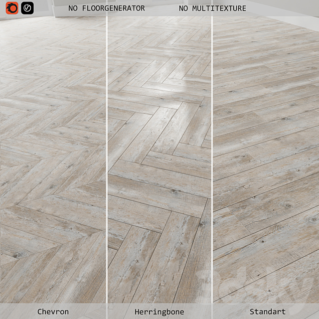 Floor laminate 254 Ranch Brown 3ds Max - thumbnail 1