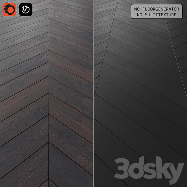 Floor laminate set 2 3DS Max Model - thumbnail 3