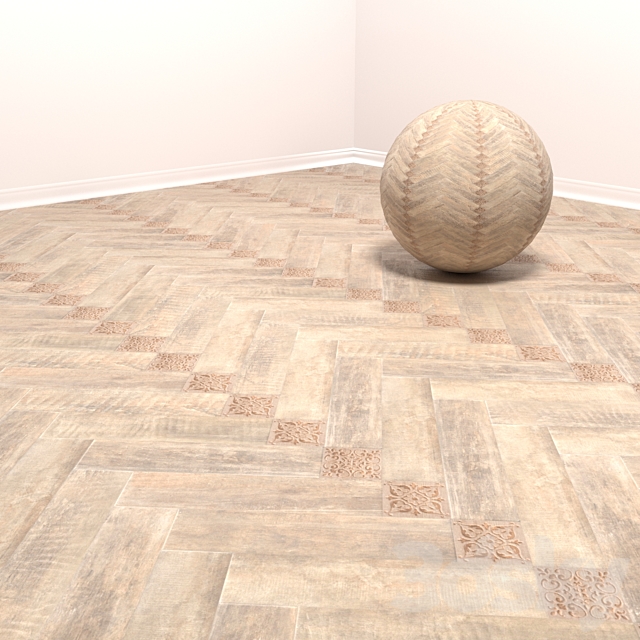 Kerama Marazzi Brush Wood Beige 3DSMax File - thumbnail 1