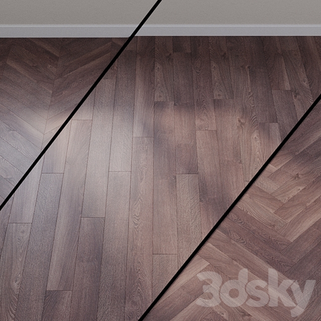 Laminate Quick-Step Antique Oak Gray CL1382 _ QSM038 3ds Max - thumbnail 1