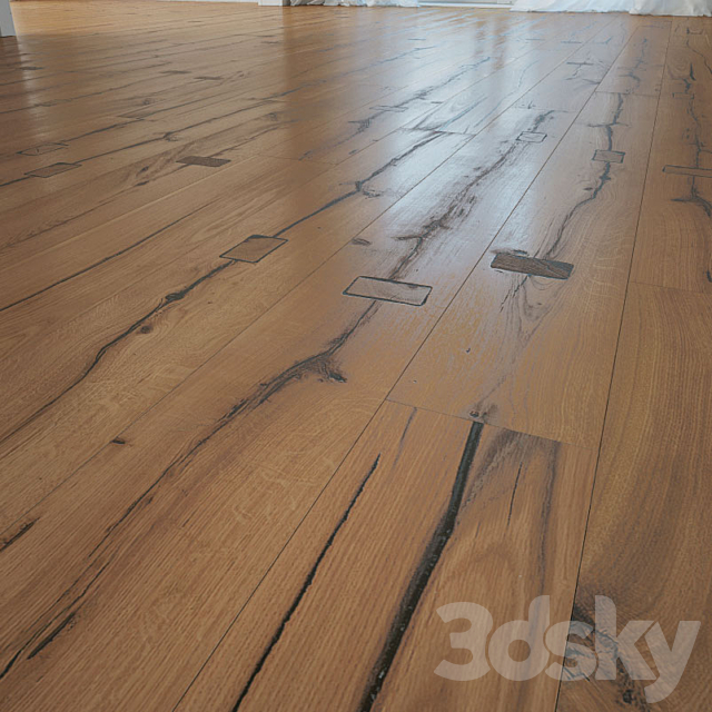 Madagascar Wooden Oak Floor 3DSMax File - thumbnail 1