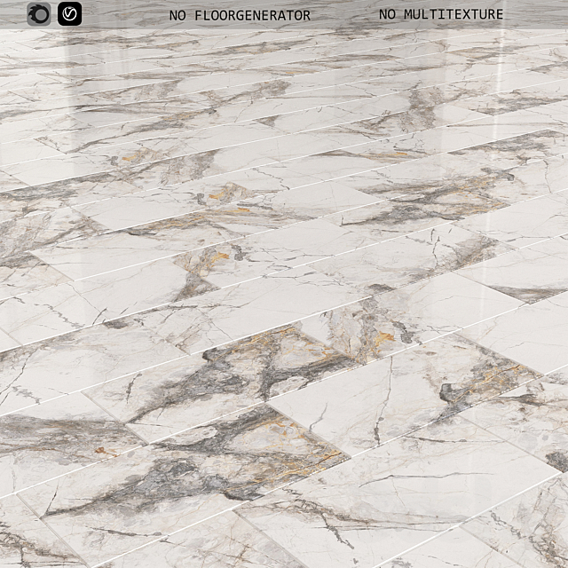 milan polished marble effect porcelain 3ds Max - thumbnail 1