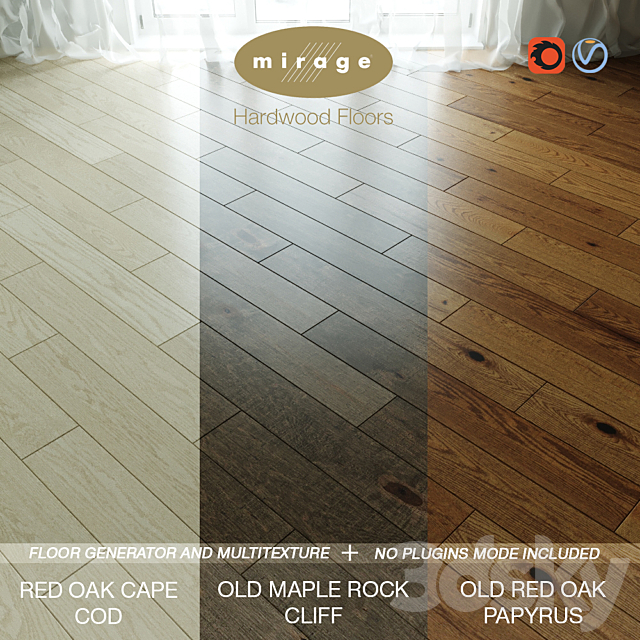 Mirage Floors Vol.18 3ds Max - thumbnail 1