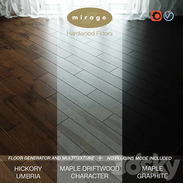 Mirage Floors Vol.9 3ds Max - thumbnail 1