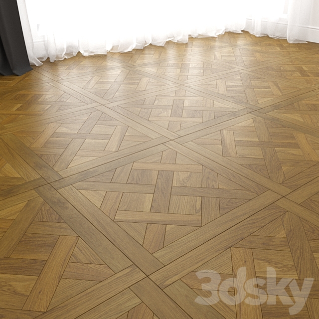 Modular Parquet Britani 3ds Max - thumbnail 1