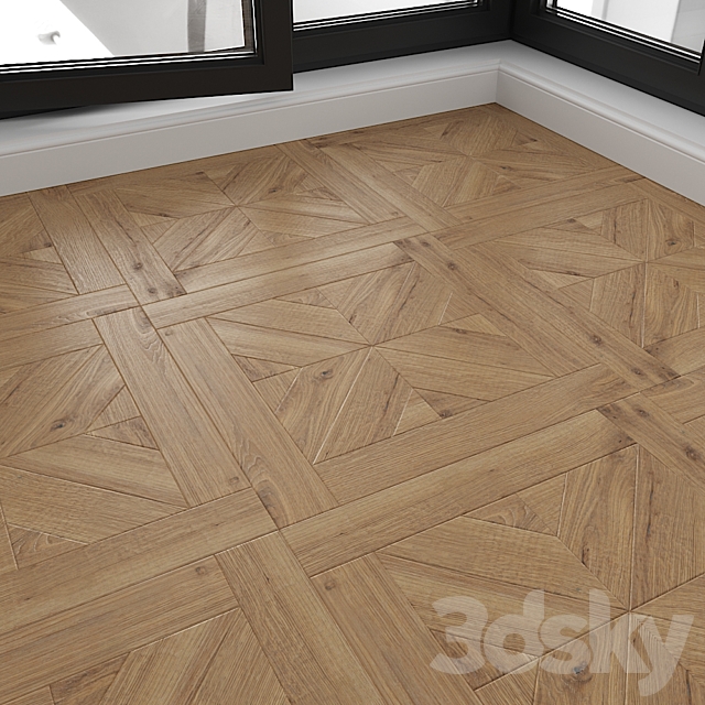 Modular parquet verona 3ds Max - thumbnail 1