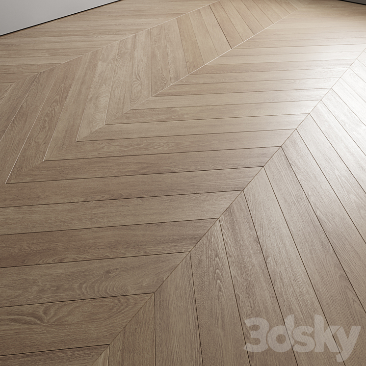 Oak Floor 031 3DS Max Model - thumbnail 2