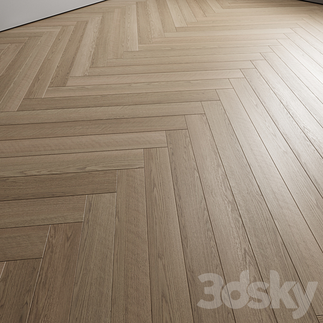 Oak Floor 043 3DS Max Model - thumbnail 3