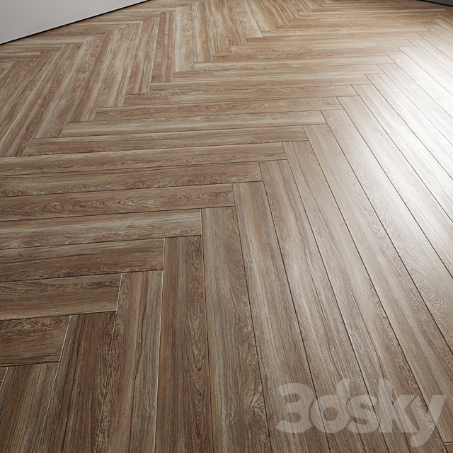 Oak Floor 057 3DS Max Model - thumbnail 3