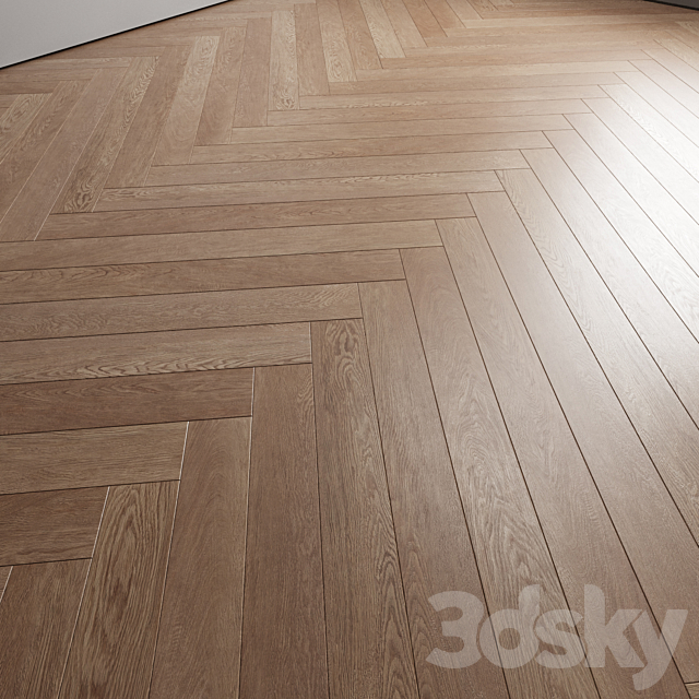 Oak Floor 059 3DS Max Model - thumbnail 3