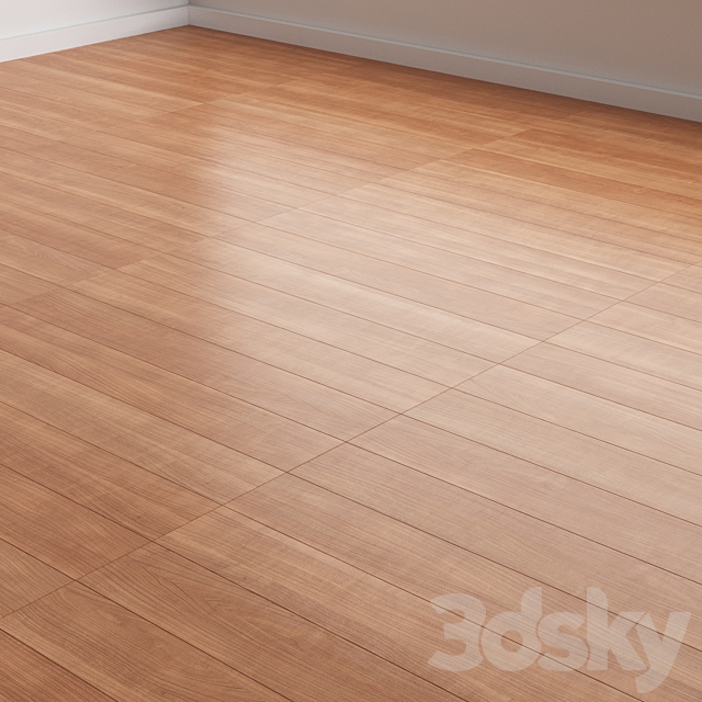 Oak Flooring 4 colors 5 installation styles 09 3DS Max Model - thumbnail 4