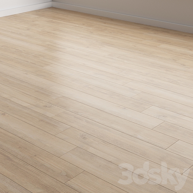 Oak Flooring 4 colors 5 installations 11 3ds Max - thumbnail 2