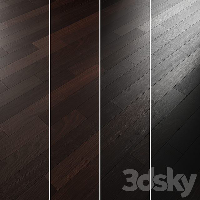 Oak Flooring Set 013 3DS Max Model - thumbnail 4