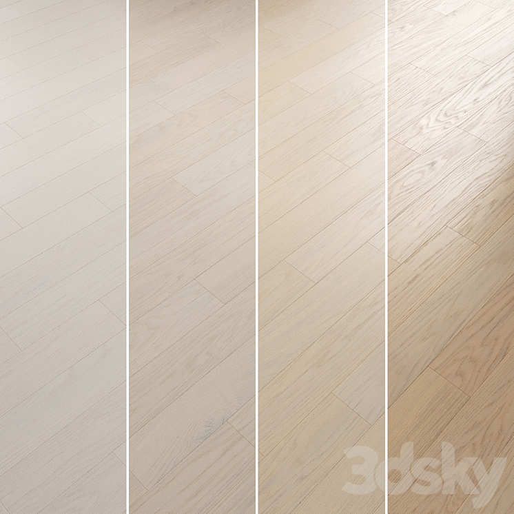 Oak Flooring Set 044 3DS Max Model - thumbnail 2