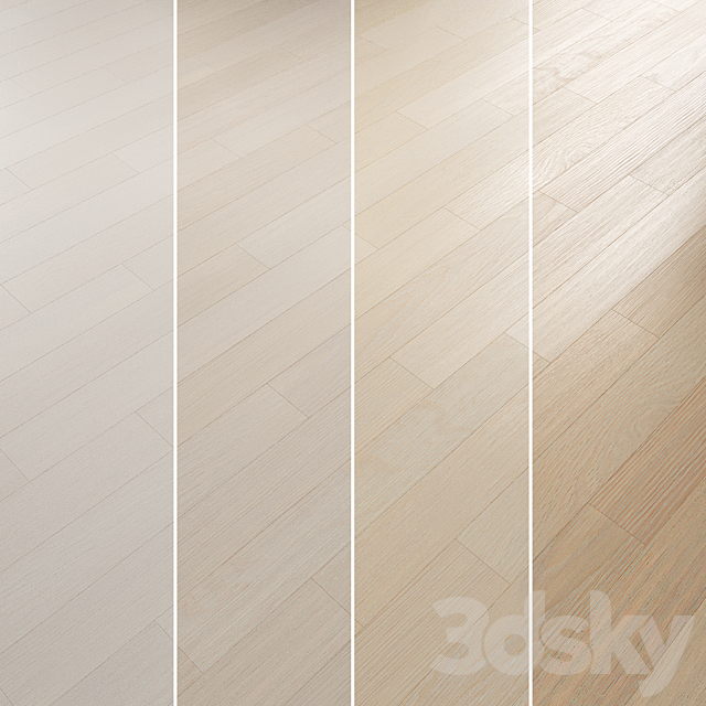 Oak Flooring Set 075 3ds Max - thumbnail 2